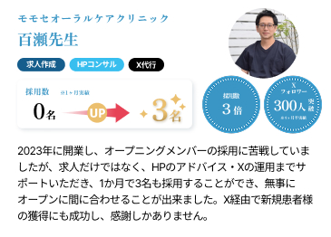 モモセオーラルケアクリニック様 導入事例